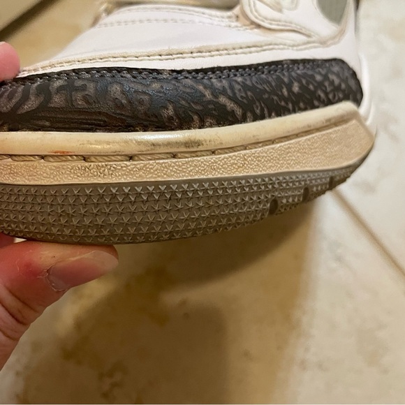 Nike AirJordan Retro Spizike White Cement HighTop Sneakers Basketball Size 11 - Picture 15 of 16